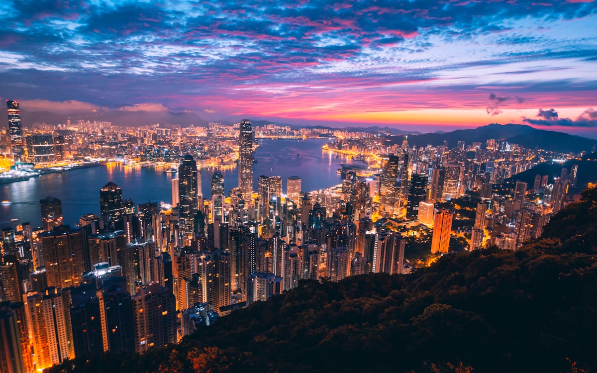 Victoria Harbour skyline, Hong Kong